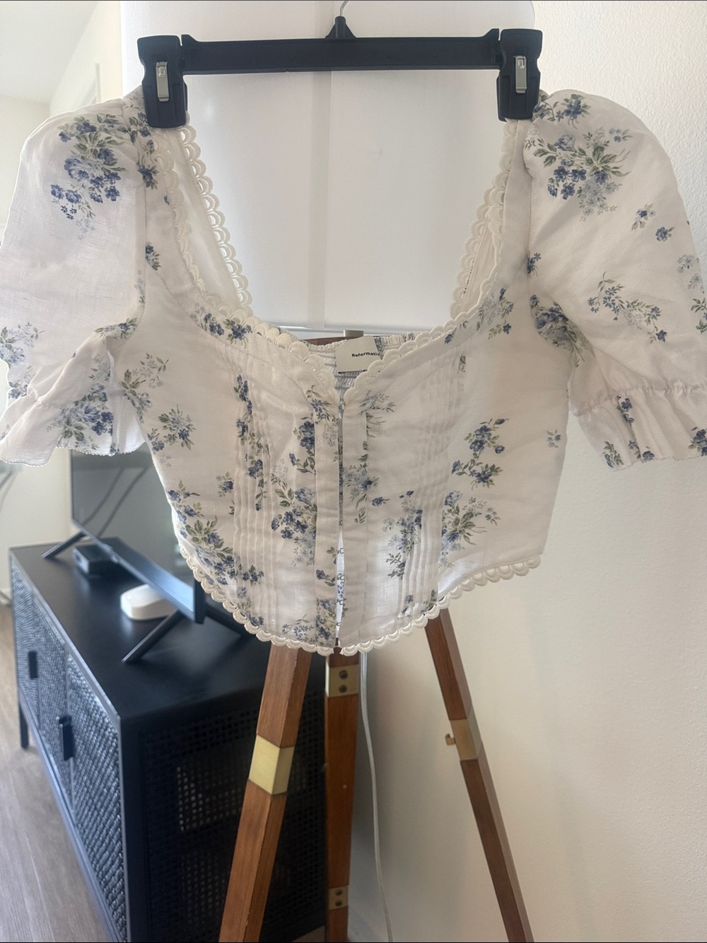 Reformation Simmie Linen Top - Picture 4 of 5